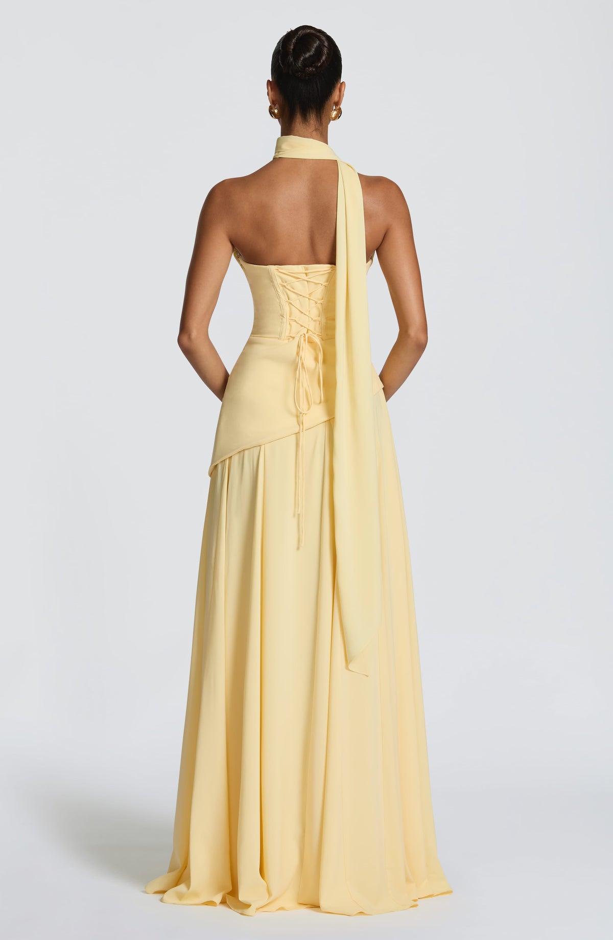 Foulard Mila — Jaune citron
