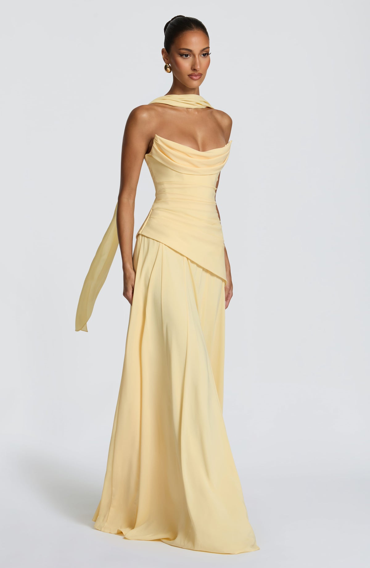 Foulard Mila — Jaune citron