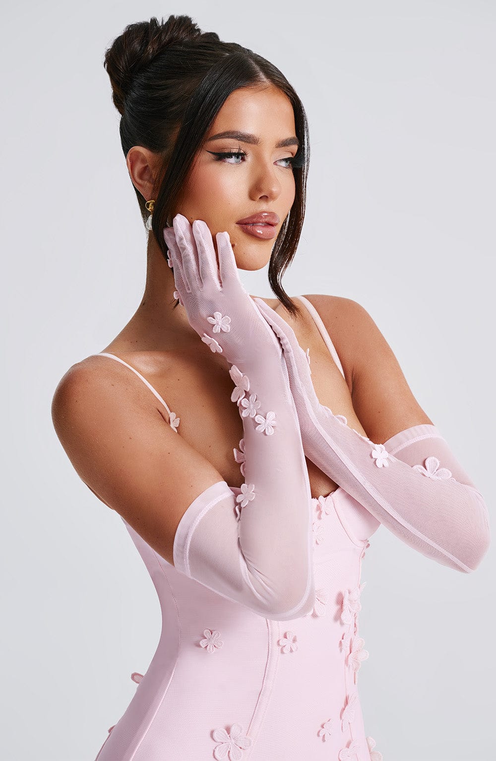 Gants Dalary — Rose poudré