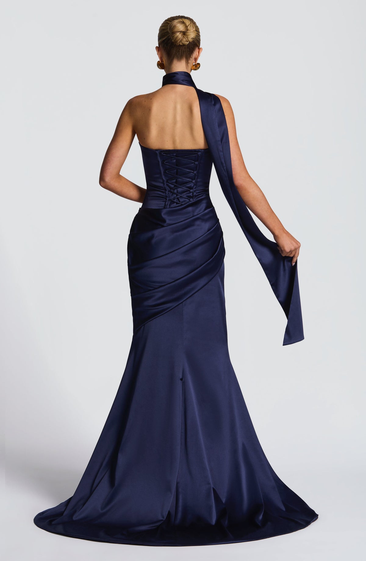 Foulard Sybil — Bleu marine