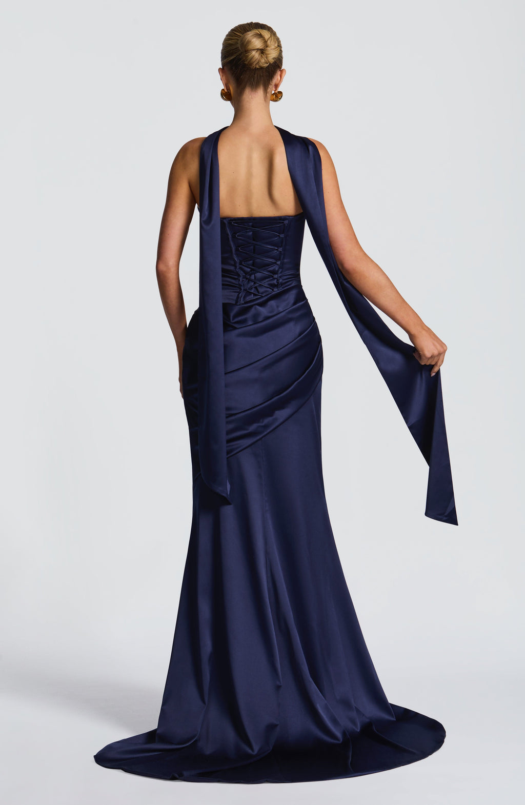 Foulard Sybil — Bleu marine