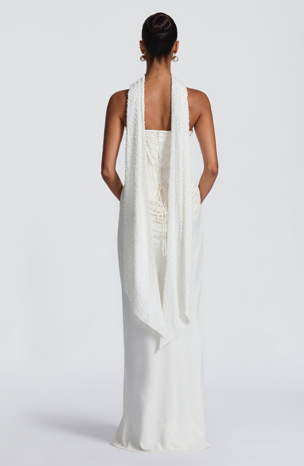 Foulard Iver — Ivoire