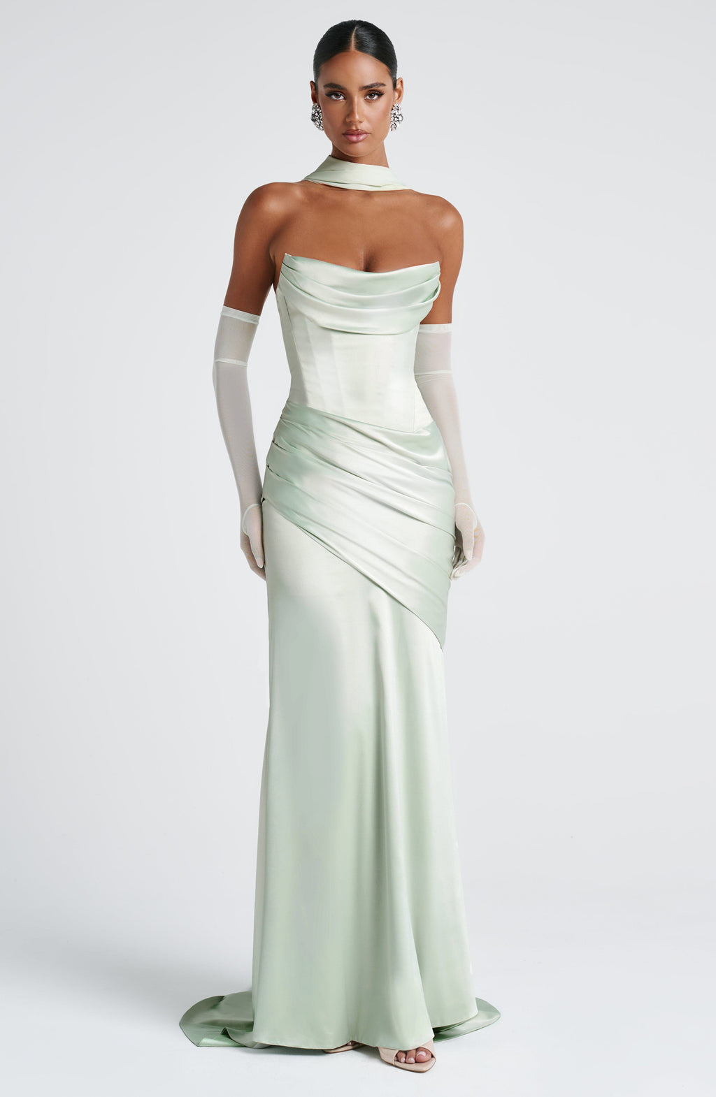 Foulard Sybil — Vert menthe