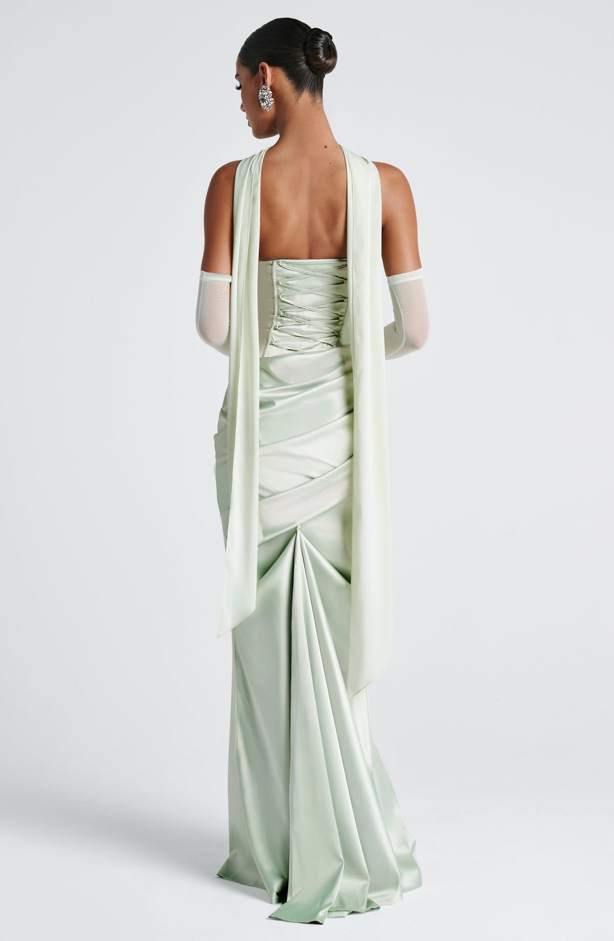 Foulard Sybil — Vert menthe