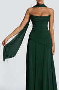Foulard Mila — Verde smeraldo