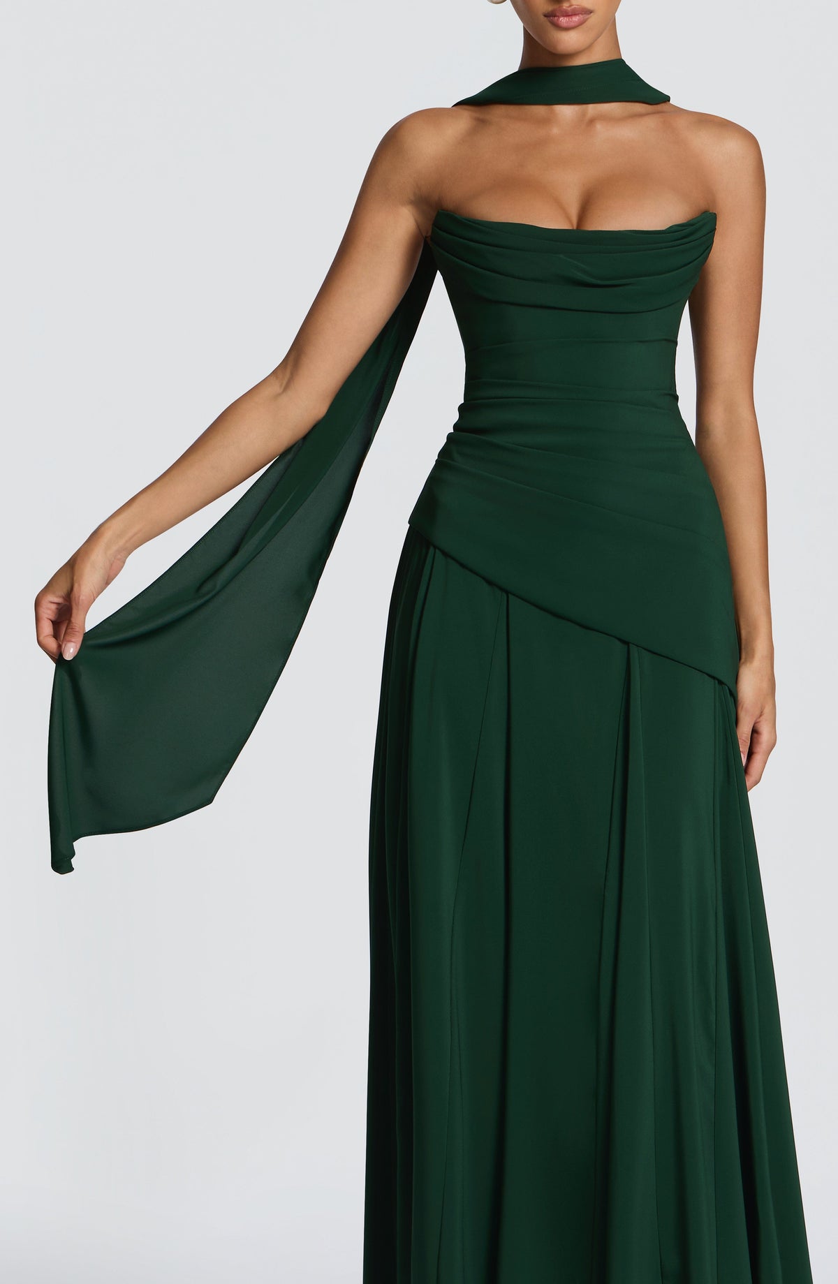 Foulard Mila — Vert émeraude