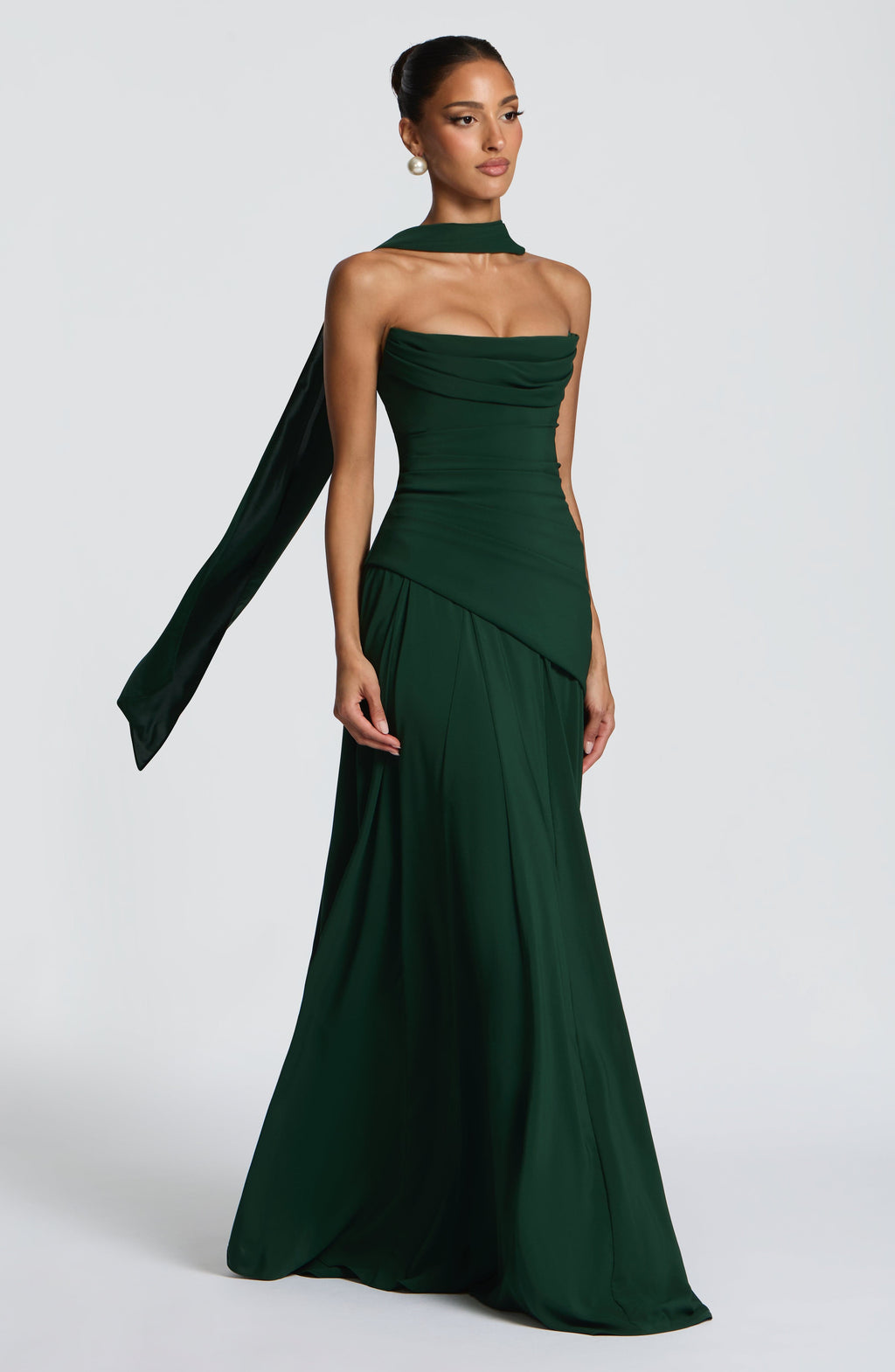 Foulard Mila — Verde smeraldo