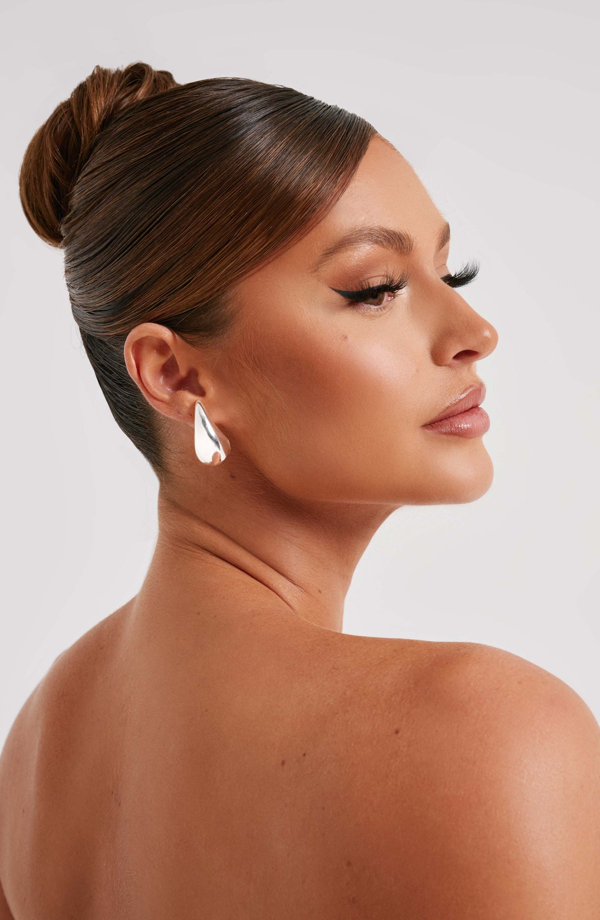 Boucles d'oreilles Fayth petit modèle — Argenté