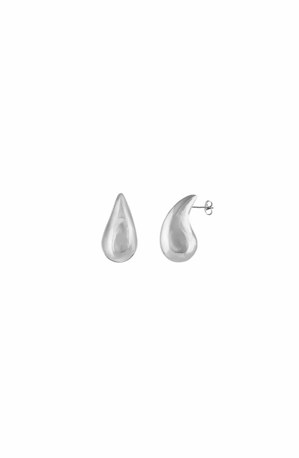 Boucles d'oreilles Fayth petit modèle — Argenté
