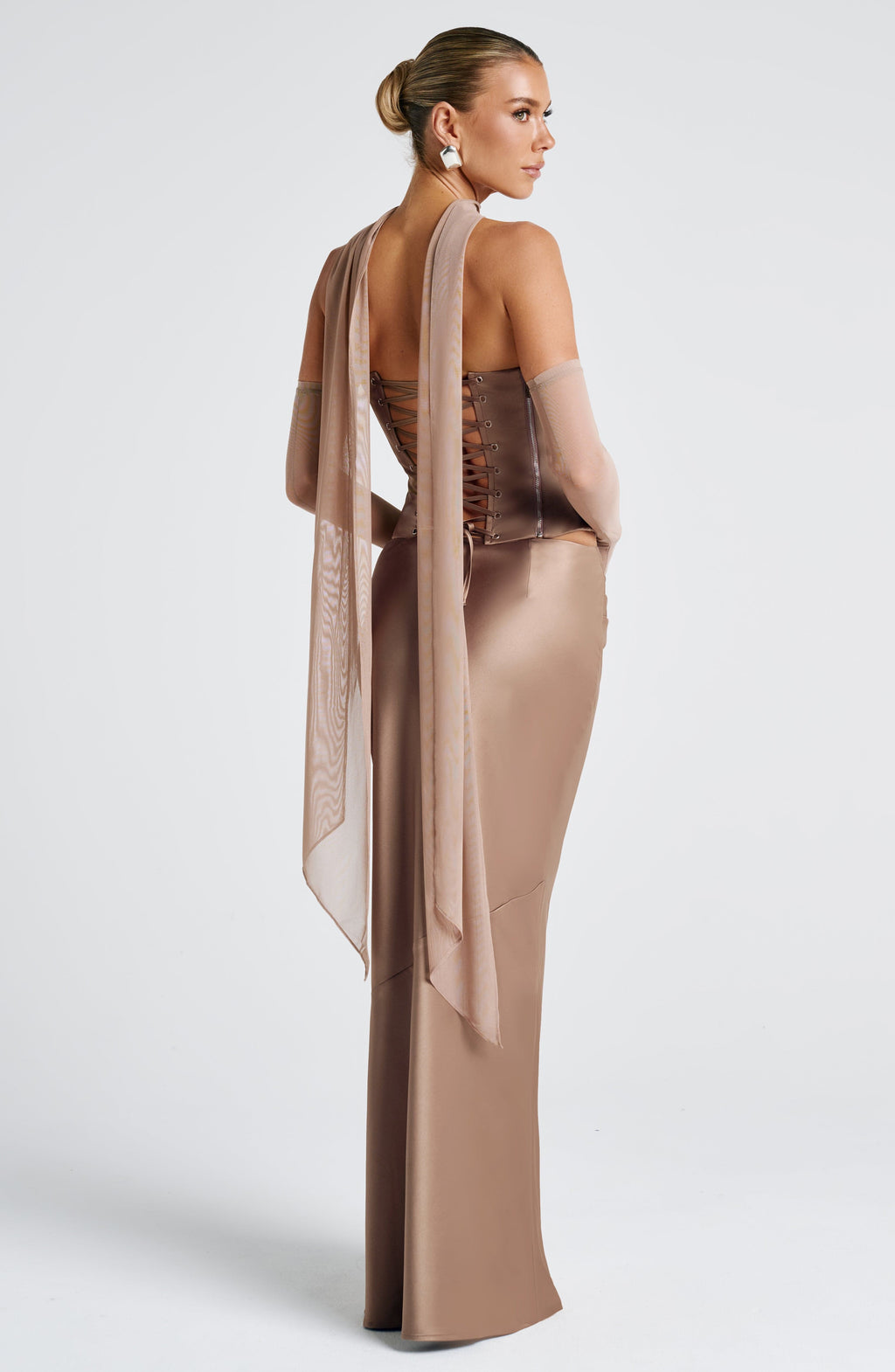 Foulard Ayla — Noisette