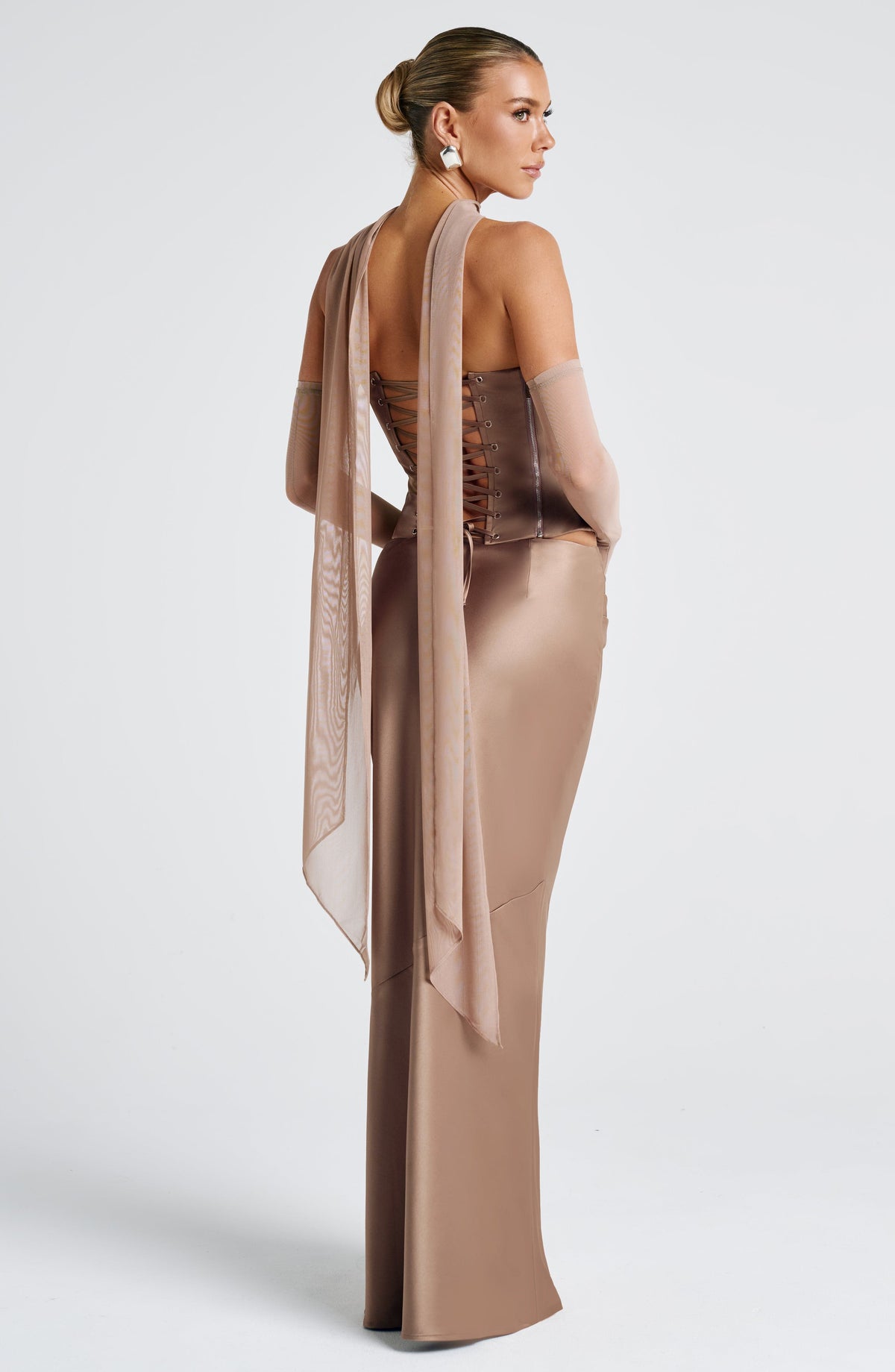 Foulard Ayla — Noisette