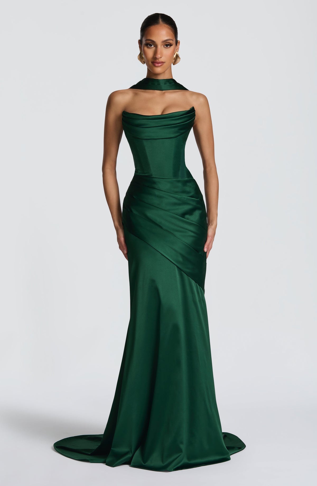 Foulard Sybil — Vert émeraude