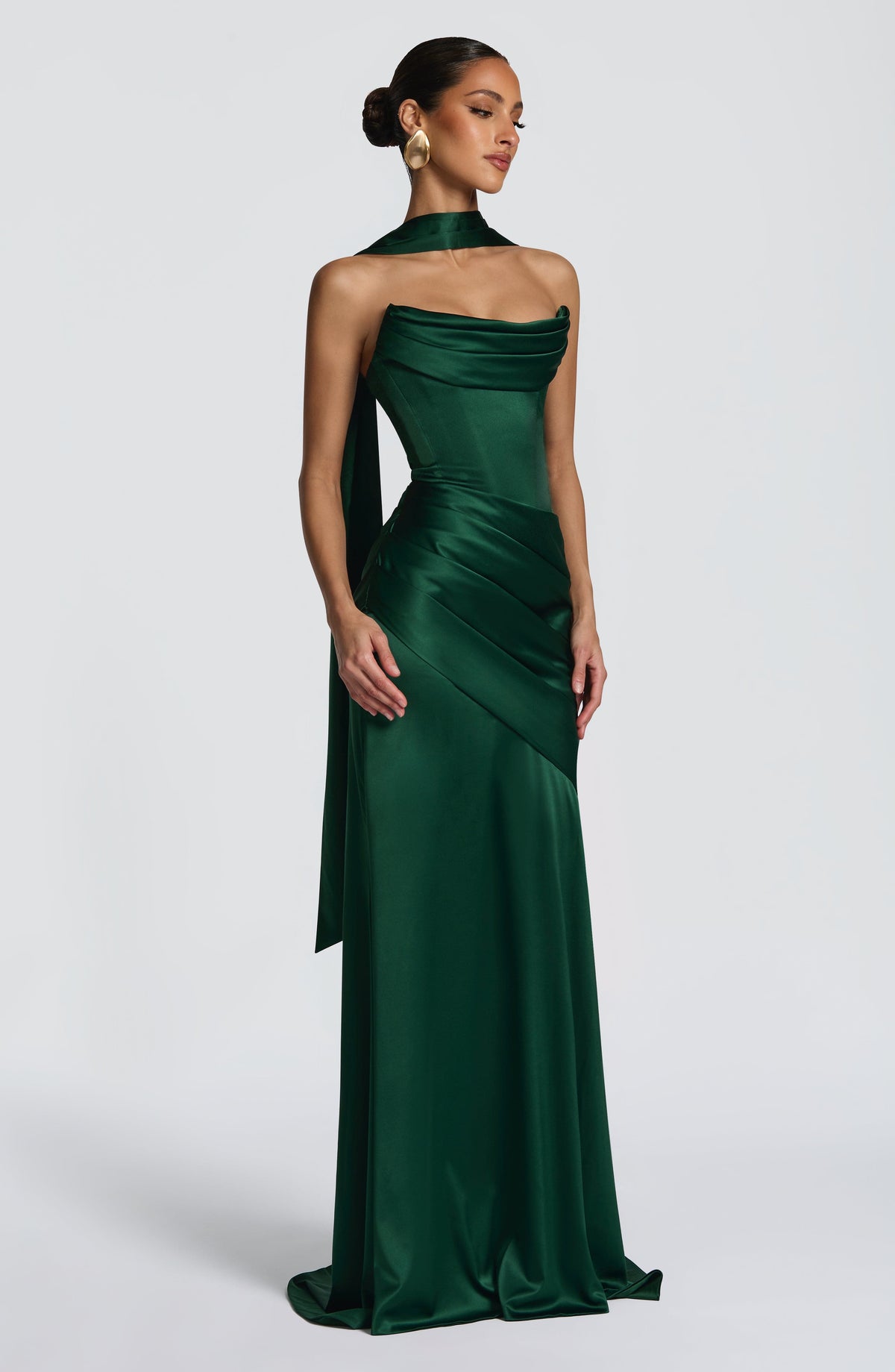 Foulard Sybil — Vert émeraude