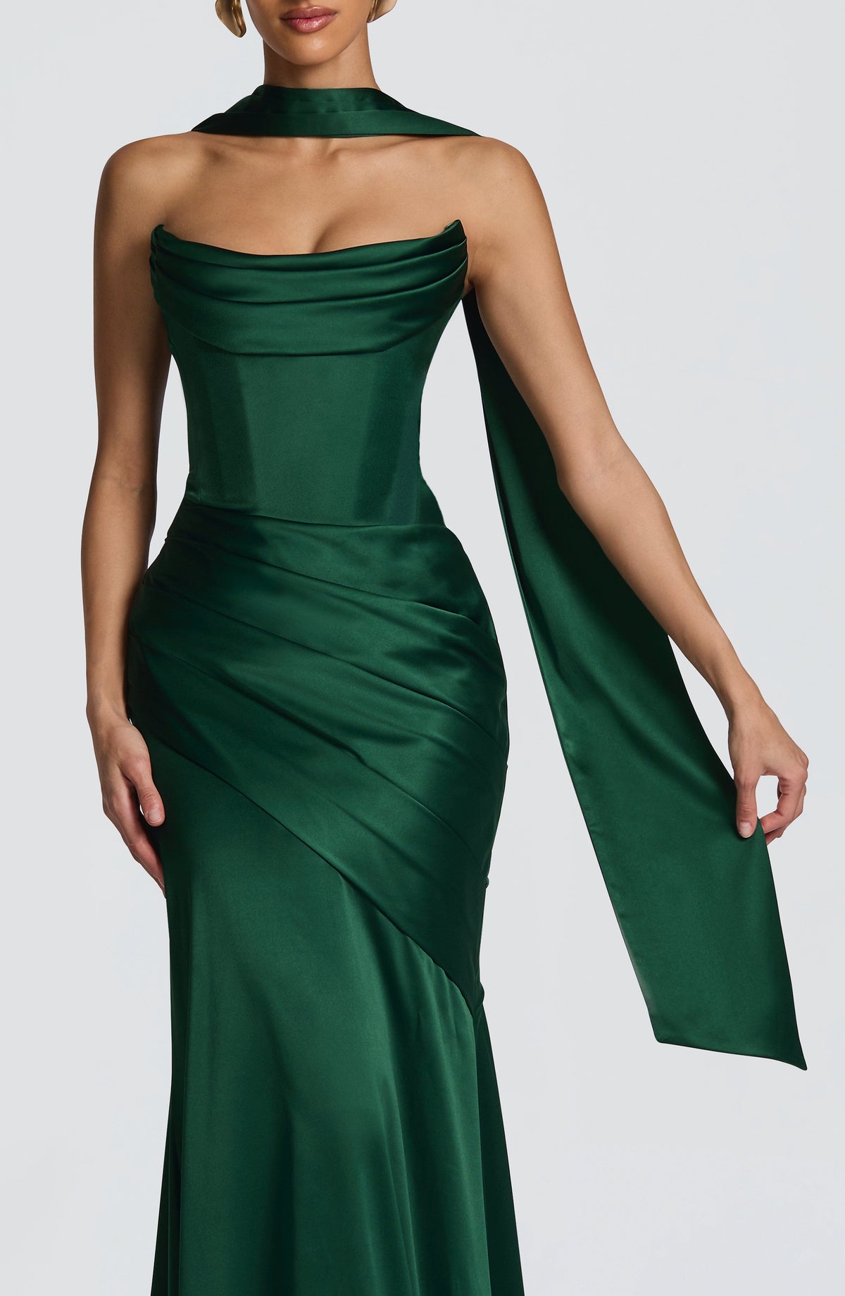 Foulard Sybil — Vert émeraude