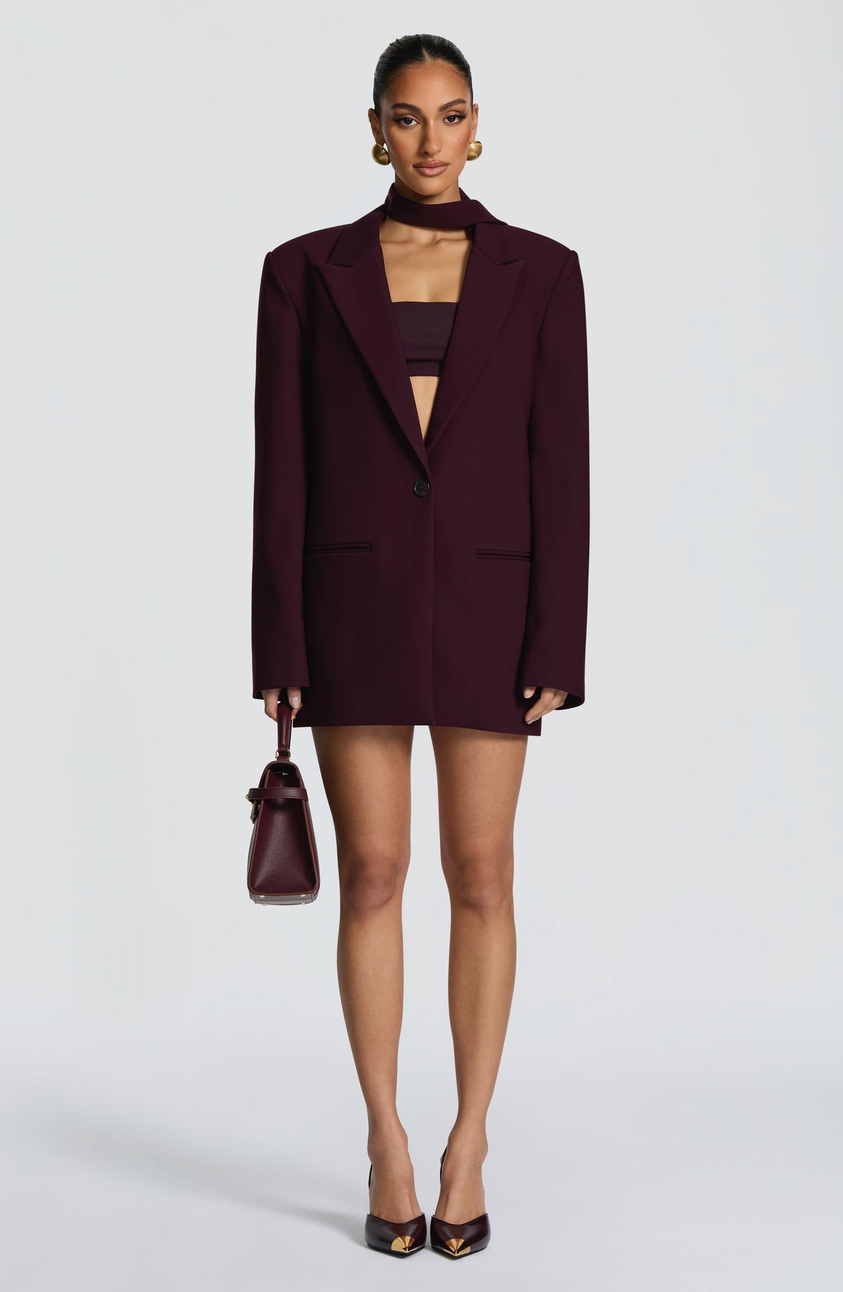 Foulard Vinnie — Prune