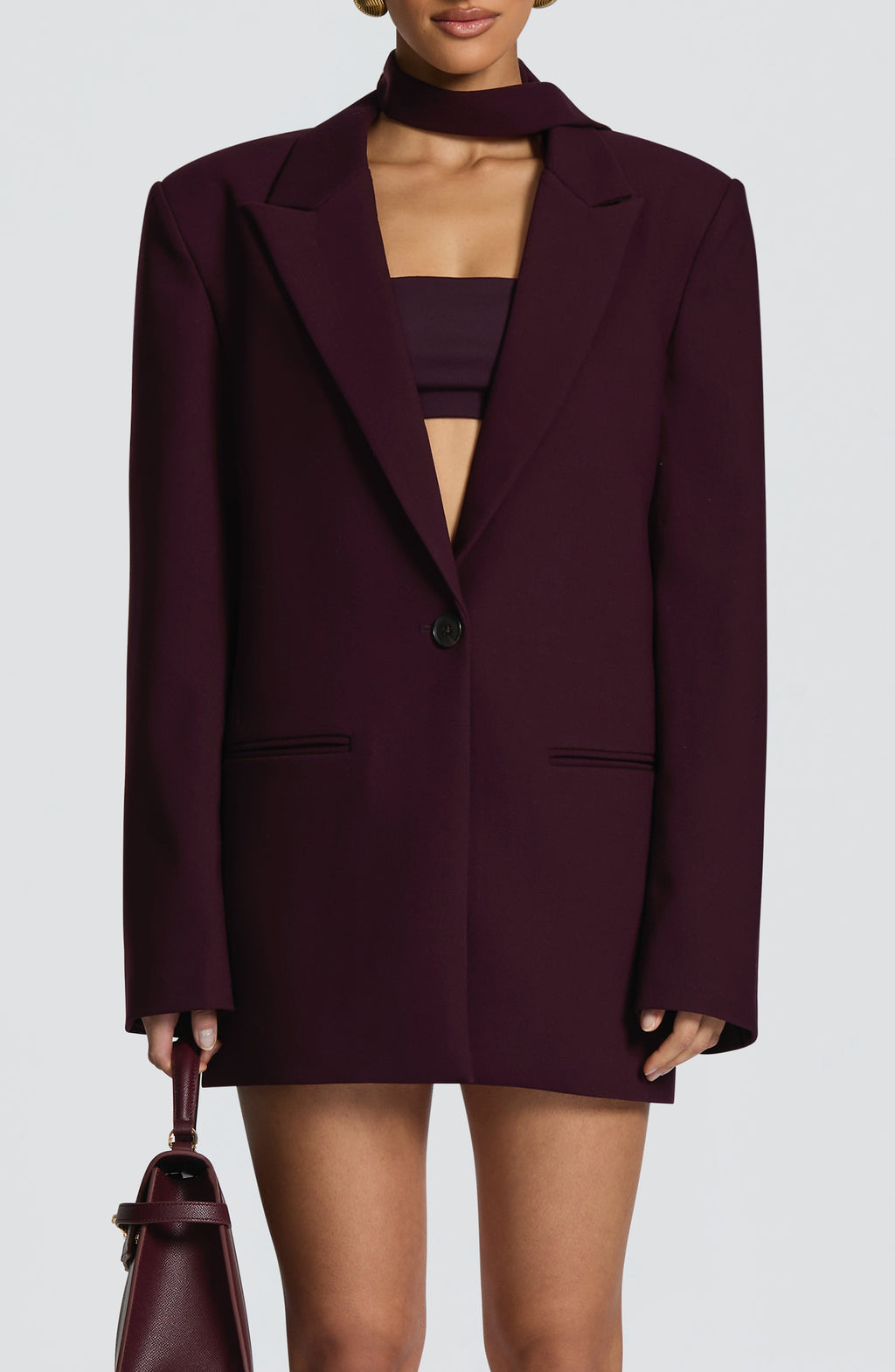 Foulard Vinnie — Prune