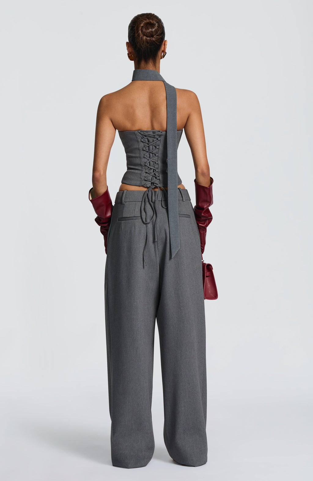 Foulard Vinnie — Gris chiné