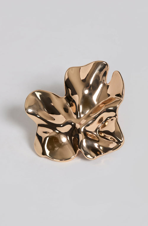 Reya brooch — Gold