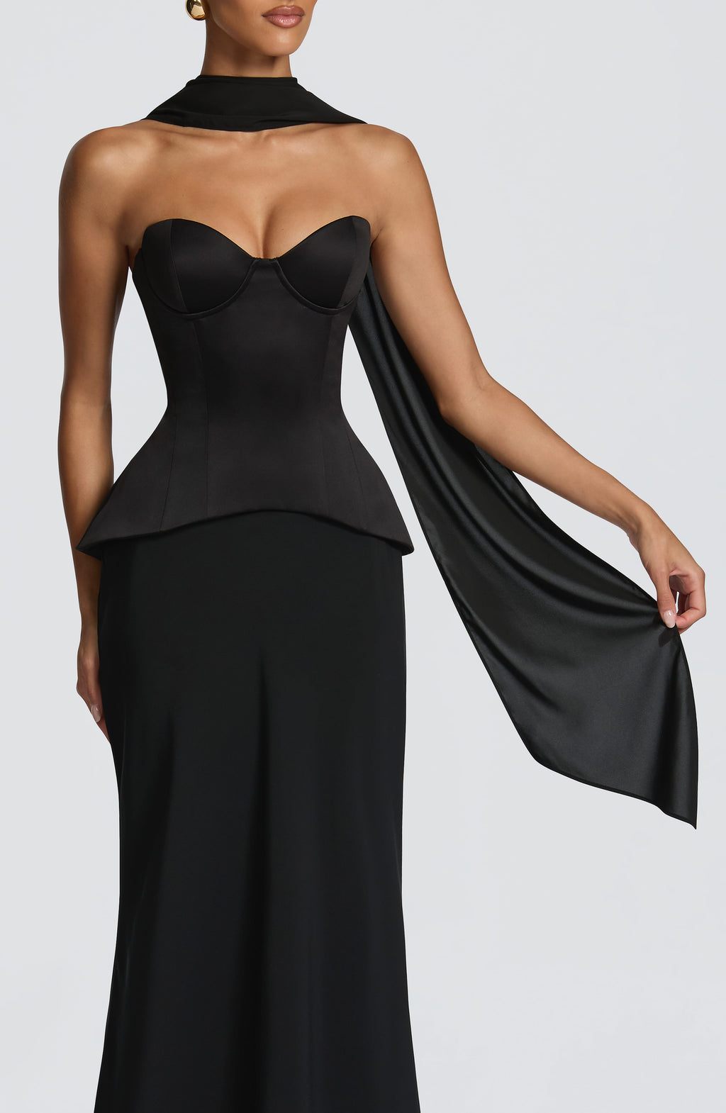 Foulard Mila — Noir