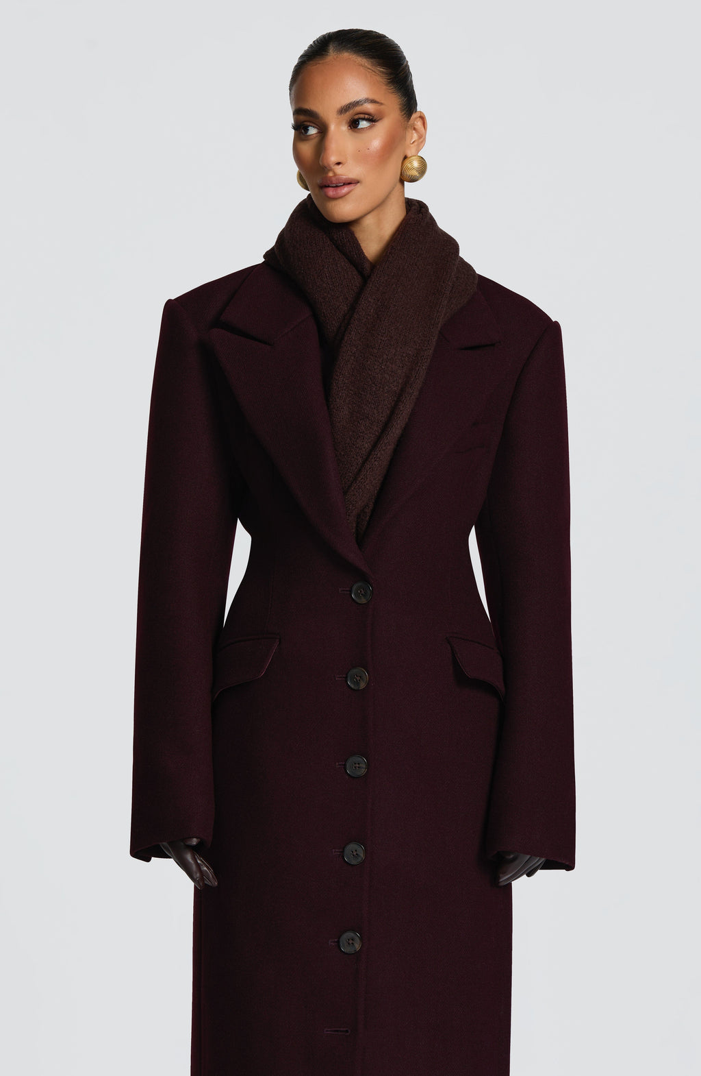 Foulard Talin — Marrone prugna