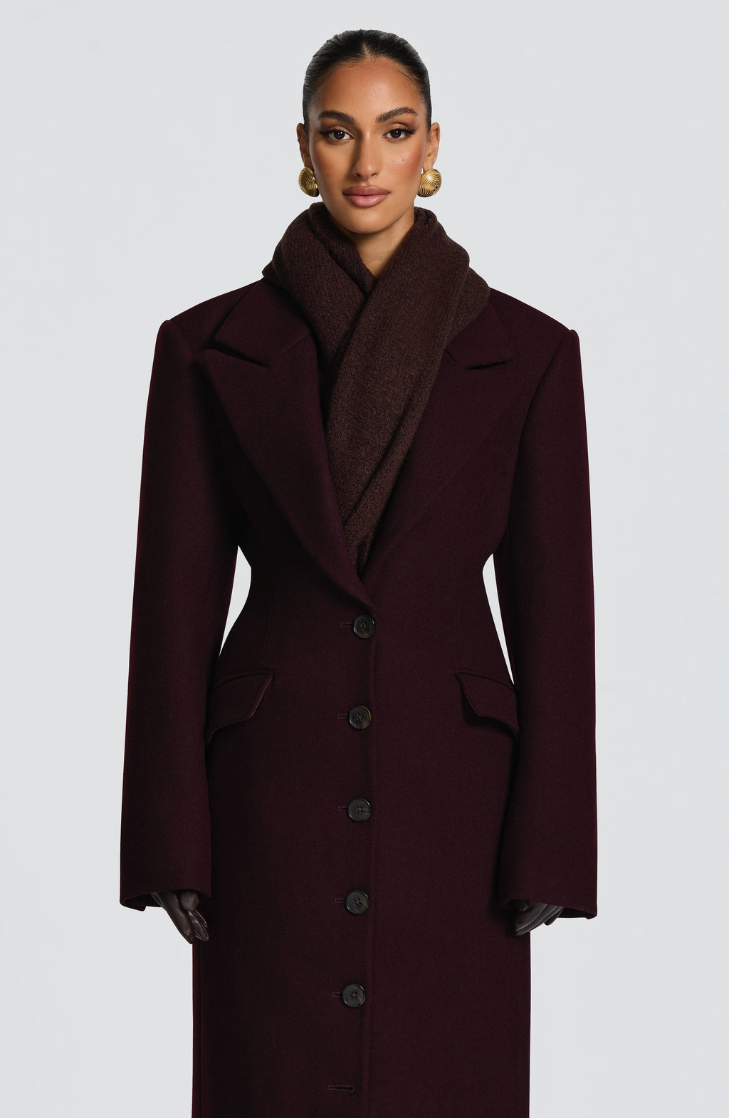Foulard Talin — Marrone prugna