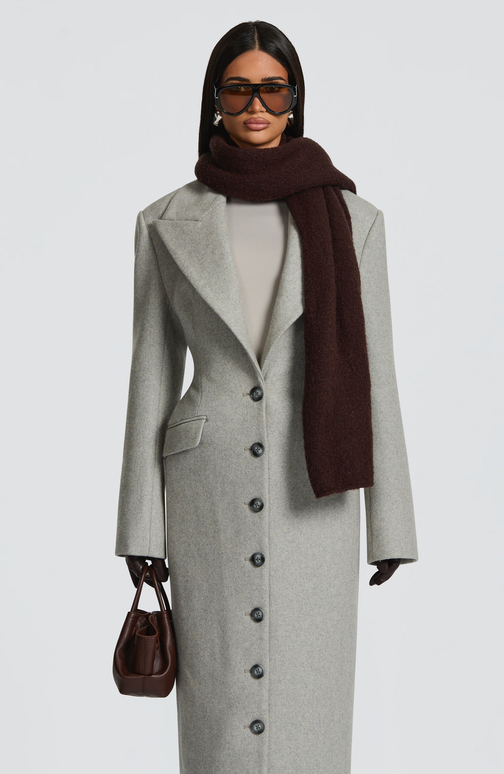 Foulard Talin — Marrone prugna