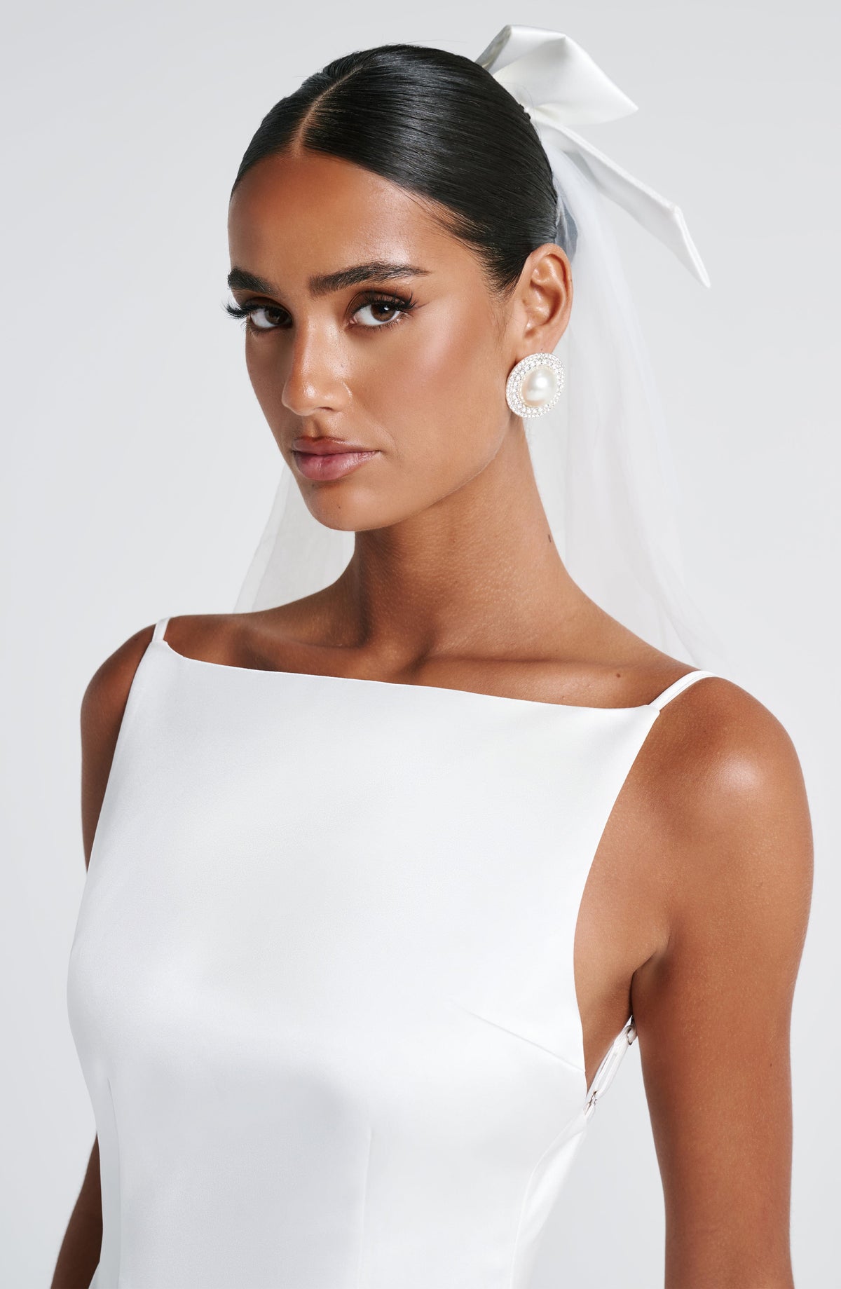 Nœud pour cheveux Sposa — Ivoire