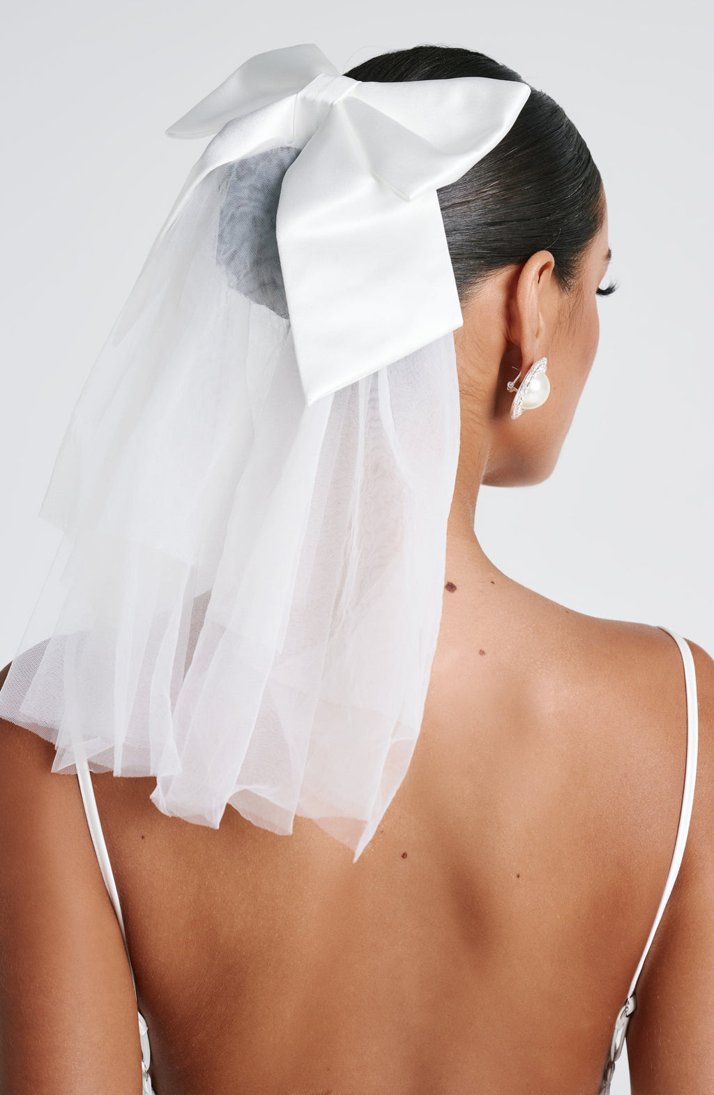Nœud pour cheveux Sposa — Ivoire