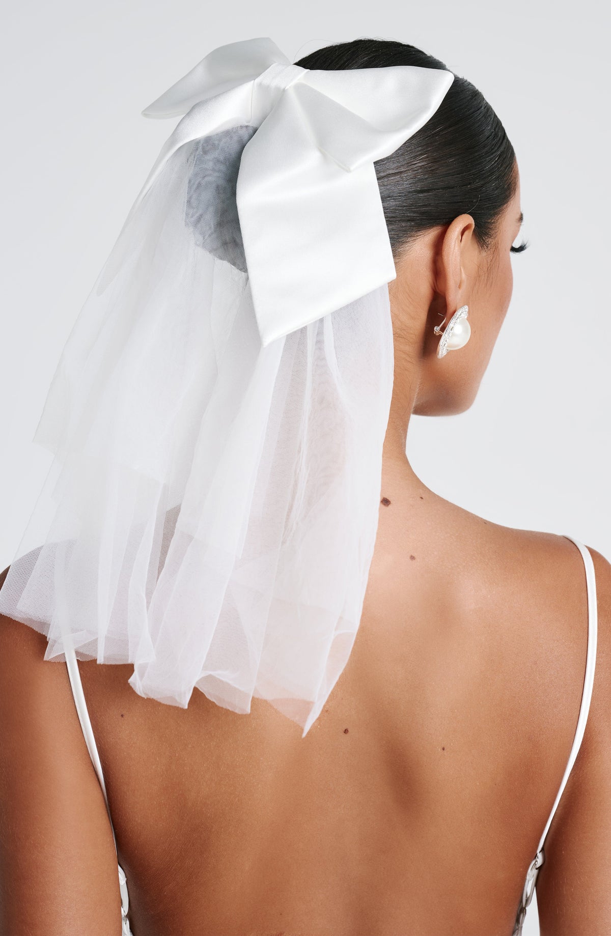 Nœud pour cheveux Sposa — Ivoire
