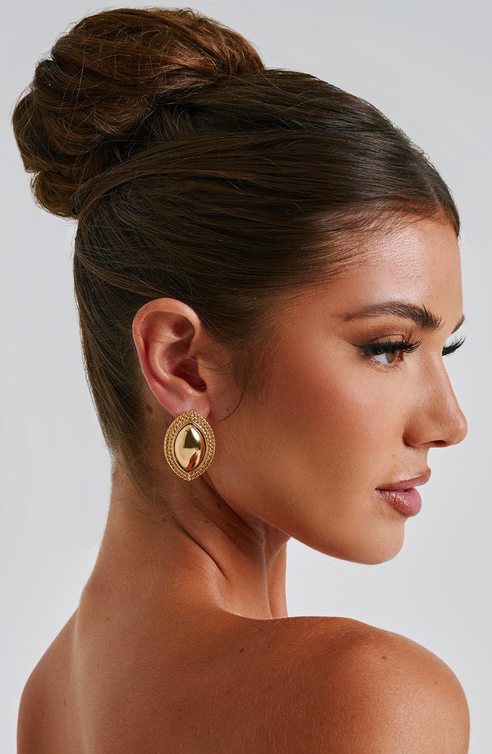 Boucles d'oreilles Azra — Doré