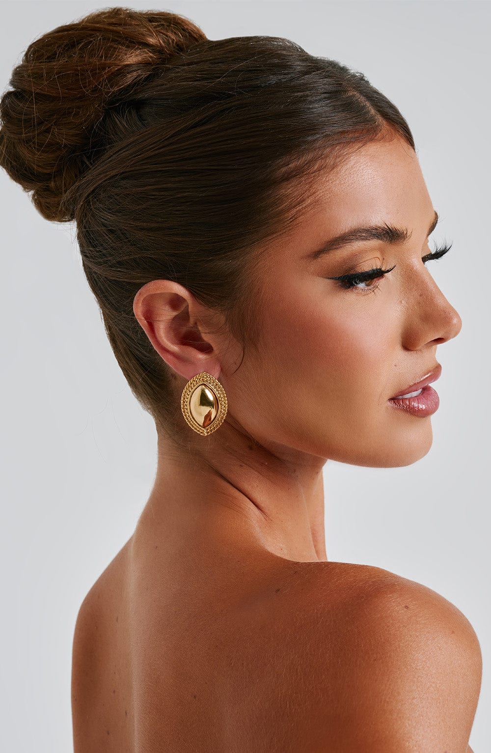 Boucles d'oreilles Azra — Doré