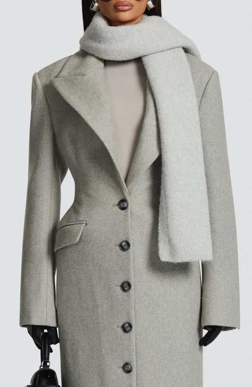 Foulard Jeanie — Gris clair