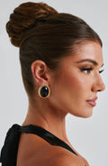Eloise earrings — Black/gold