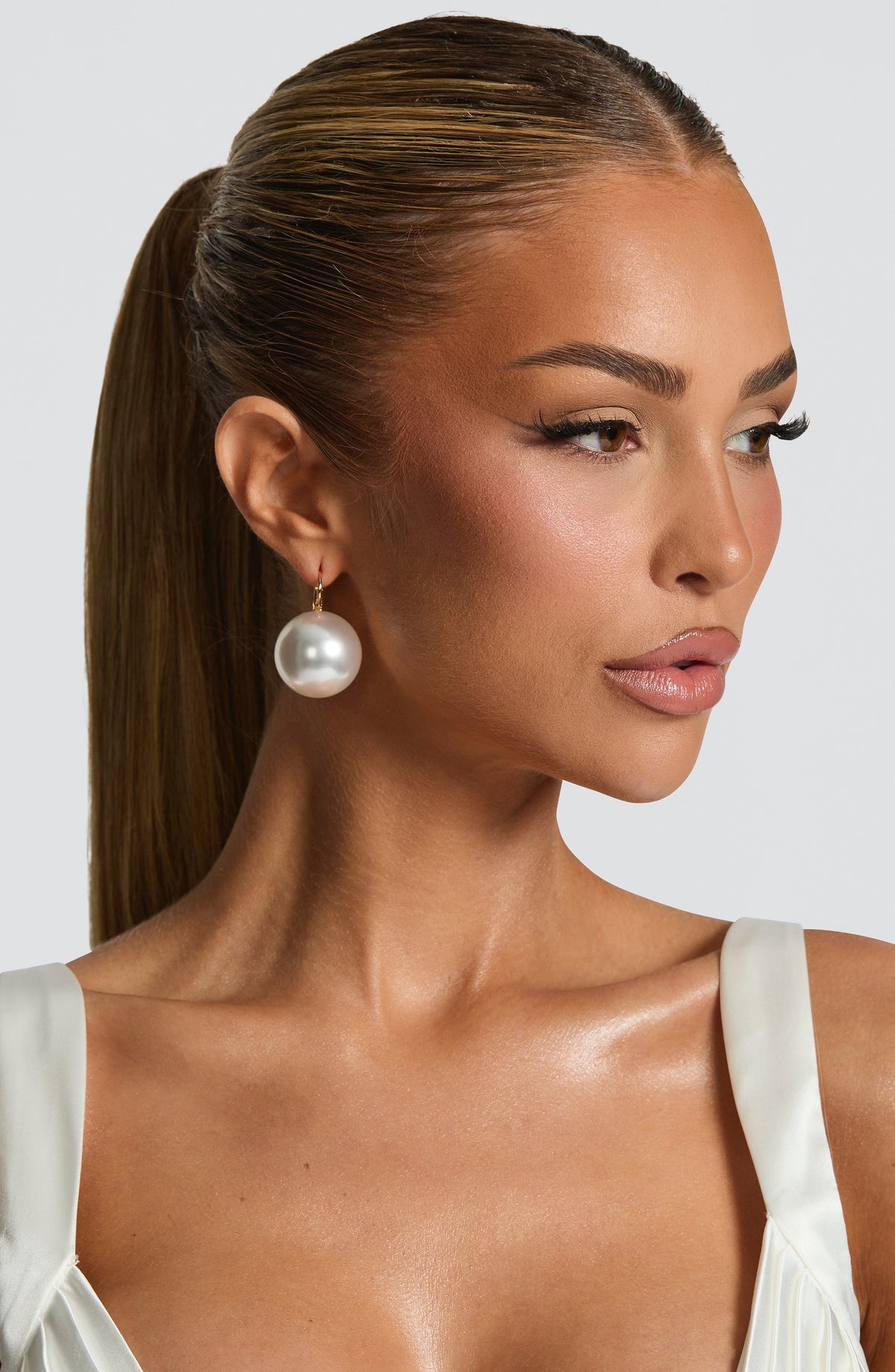 Boucles d'oreilles Therese — Perle