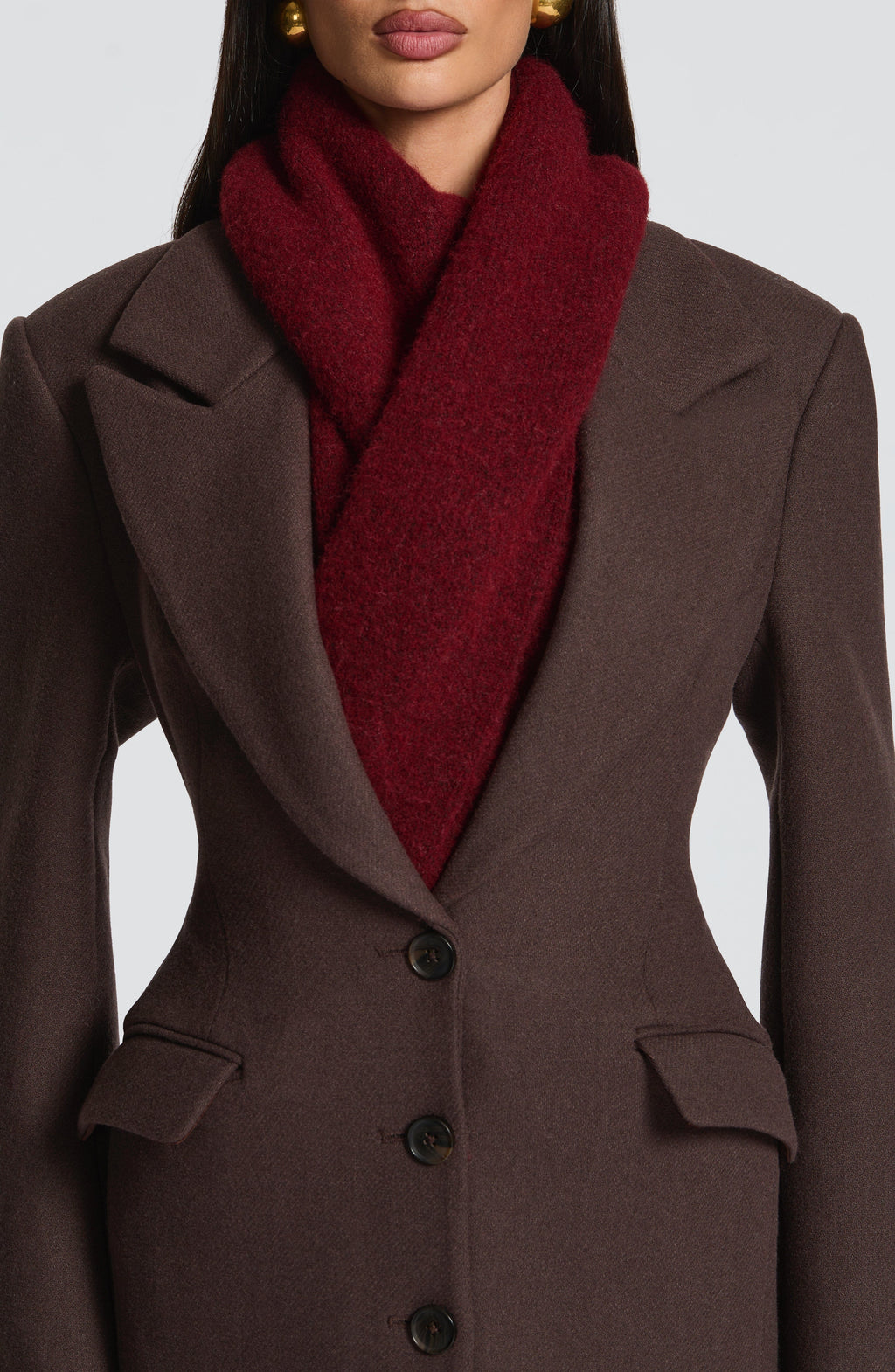 Foulard Jeanie — Burgundy