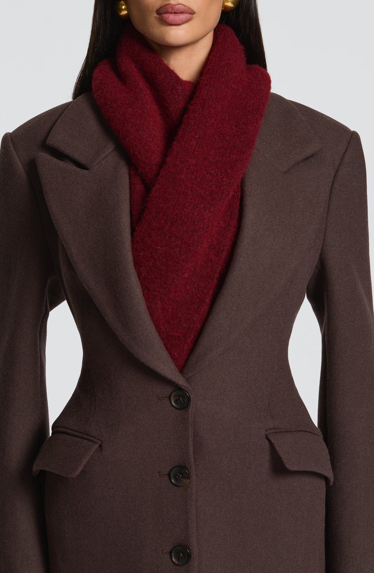 Foulard Jeanie — Burgundy