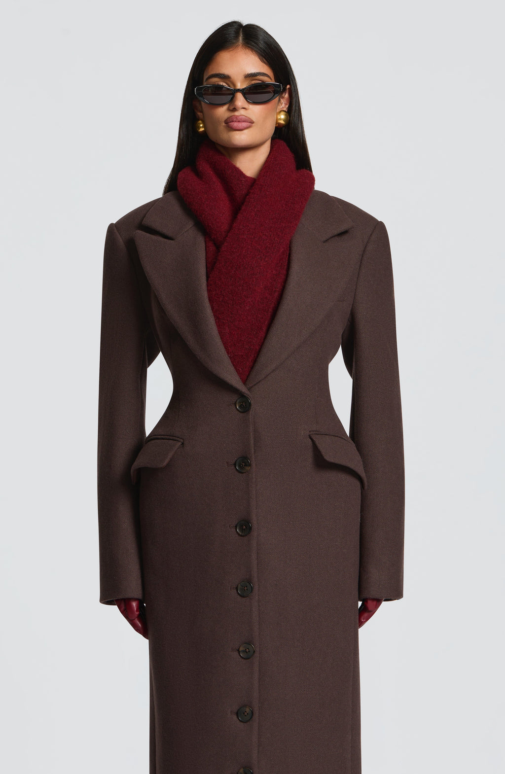 Foulard Jeanie — Burgundy
