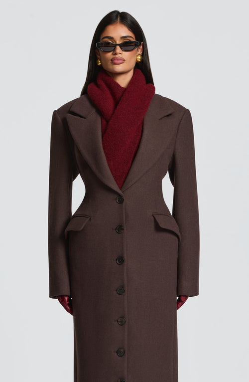Foulard Jeanie — Burgundy