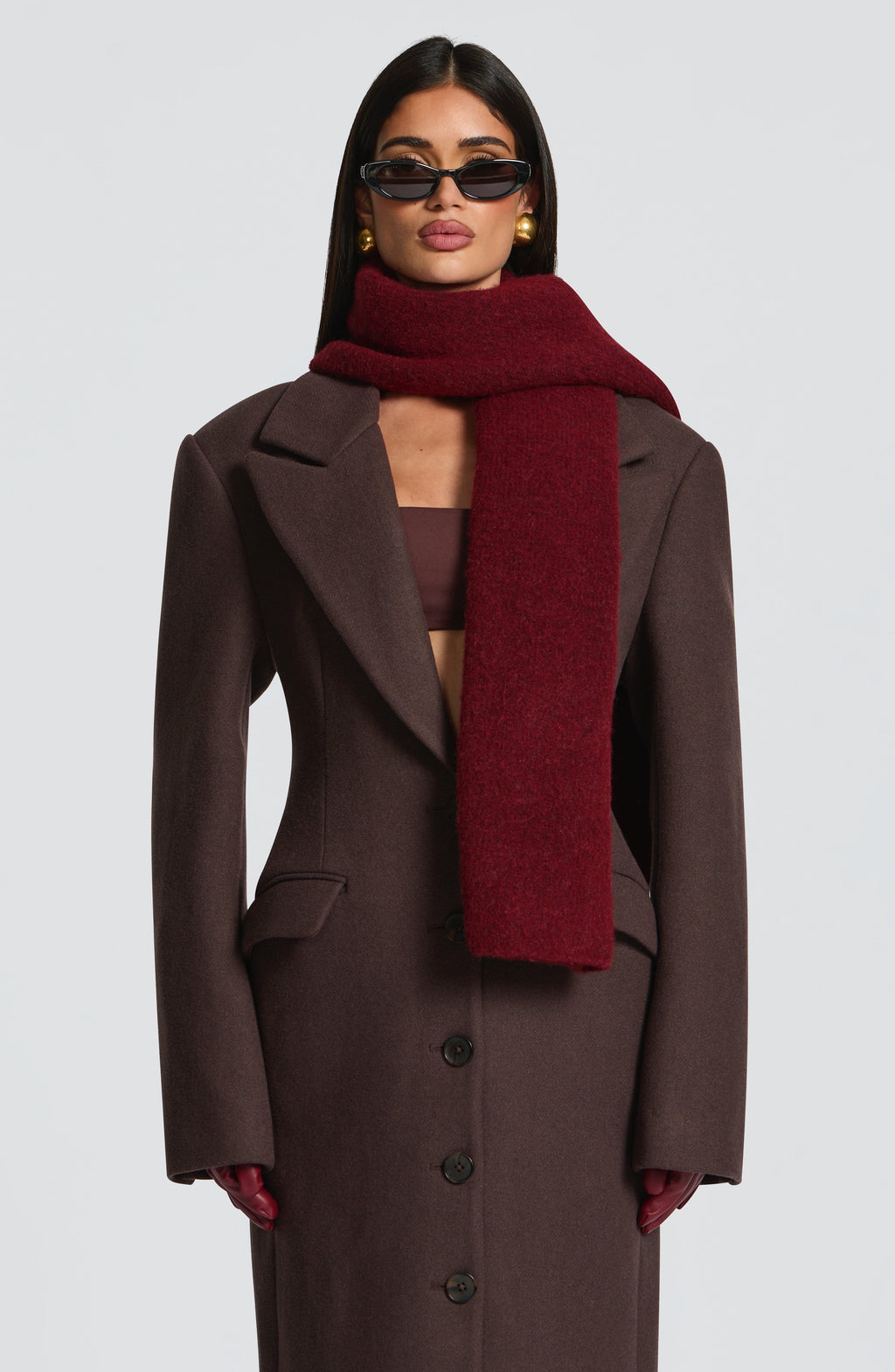 Foulard Jeanie — Burgundy