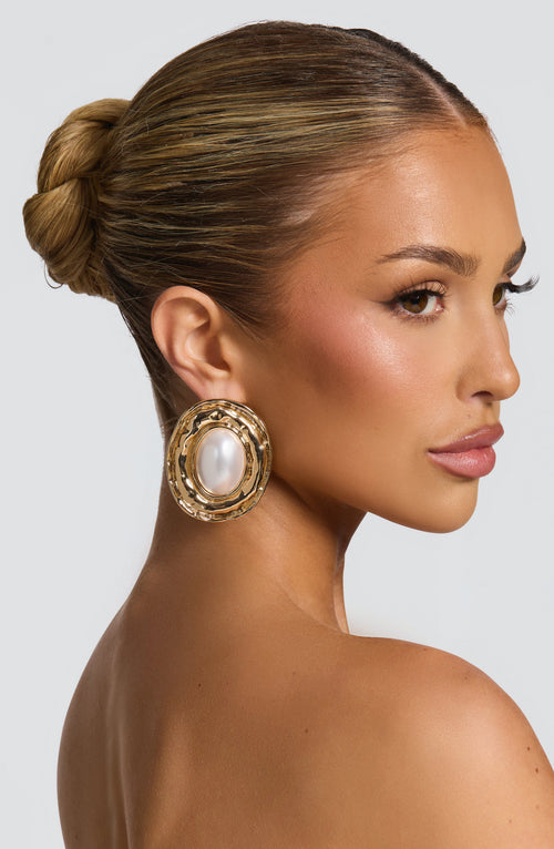 Boucles d'oreilles Ceecee — Doré