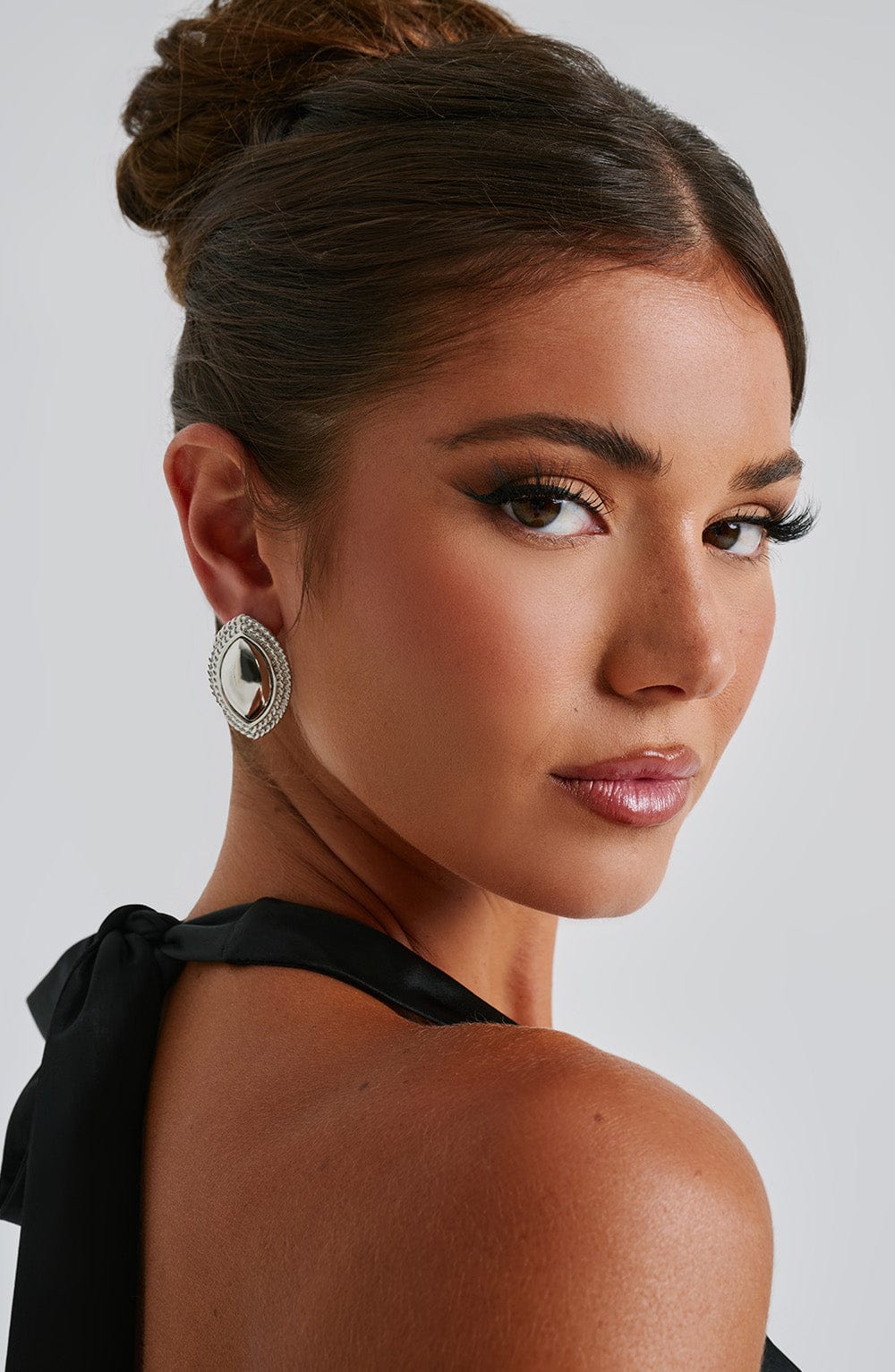 Boucles d'oreilles Azra — Argenté