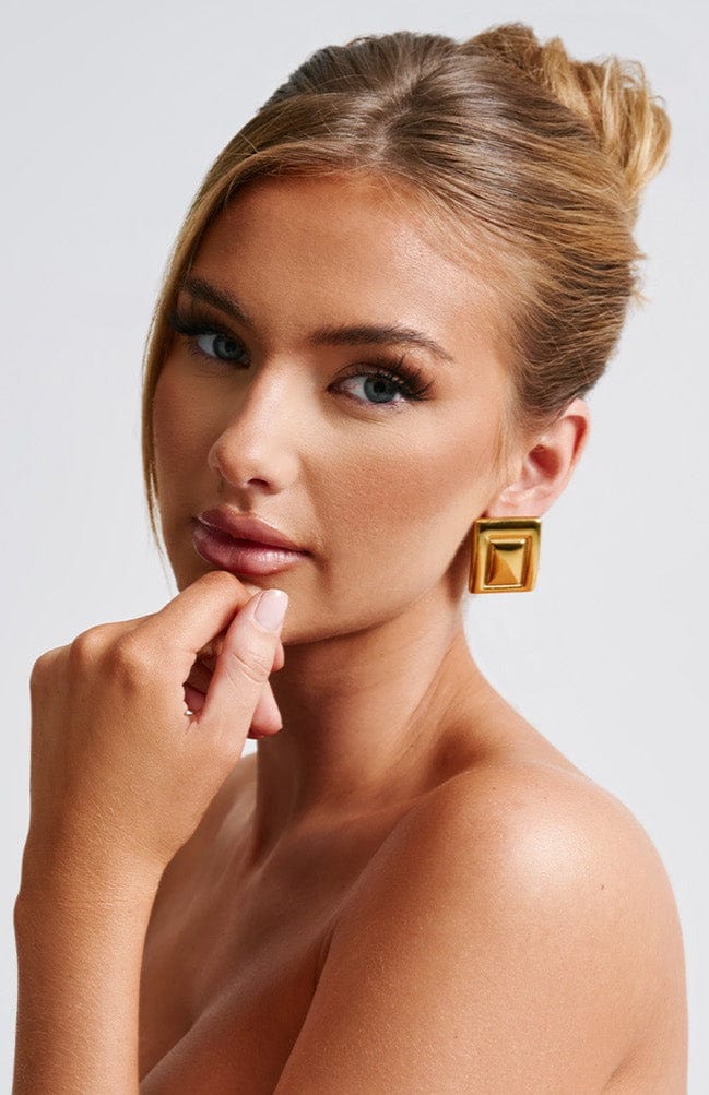 Boucles d'oreilles London — Doré