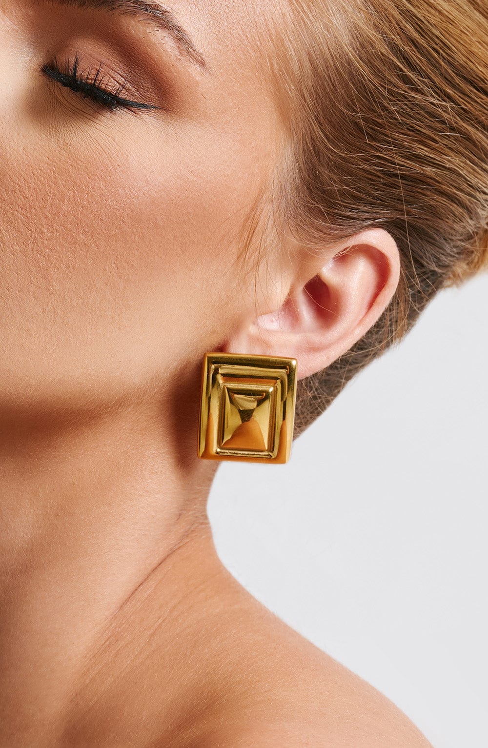 Boucles d'oreilles London — Doré