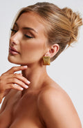Boucles d'oreilles Bronte — Doré