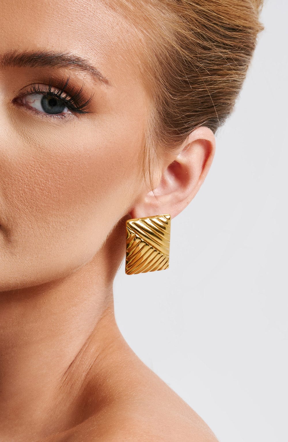 Boucles d'oreilles Bronte — Doré
