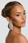 Boucles d'oreilles Yuki — Argenté