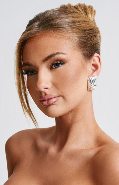 Boucles d'oreilles Bronte — Argenté