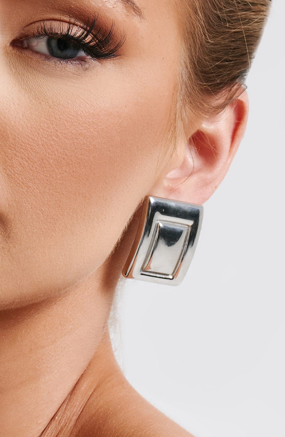 Boucles d'oreilles London — Argenté