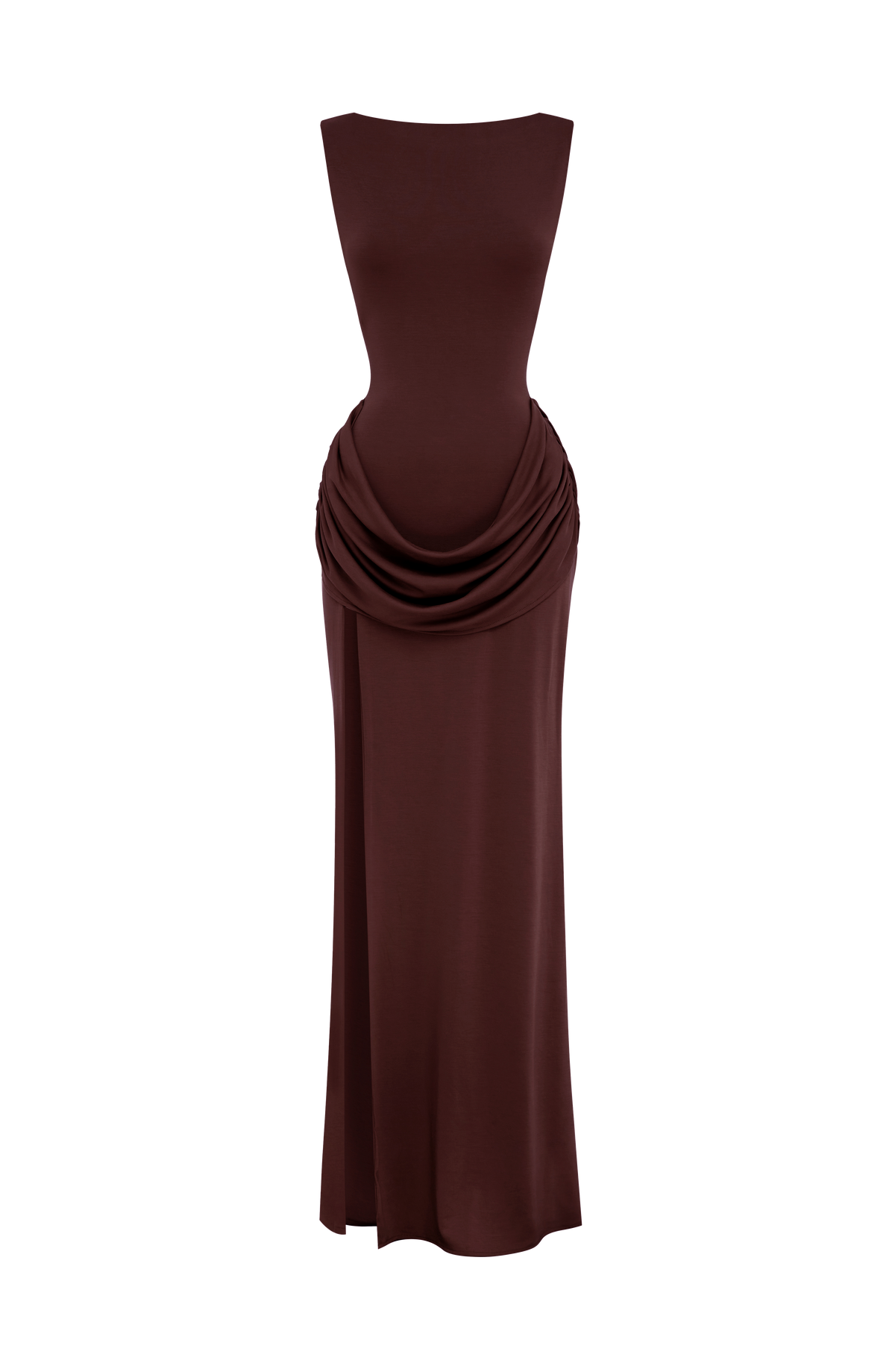Robe longue Bruna — Prune — vue 5