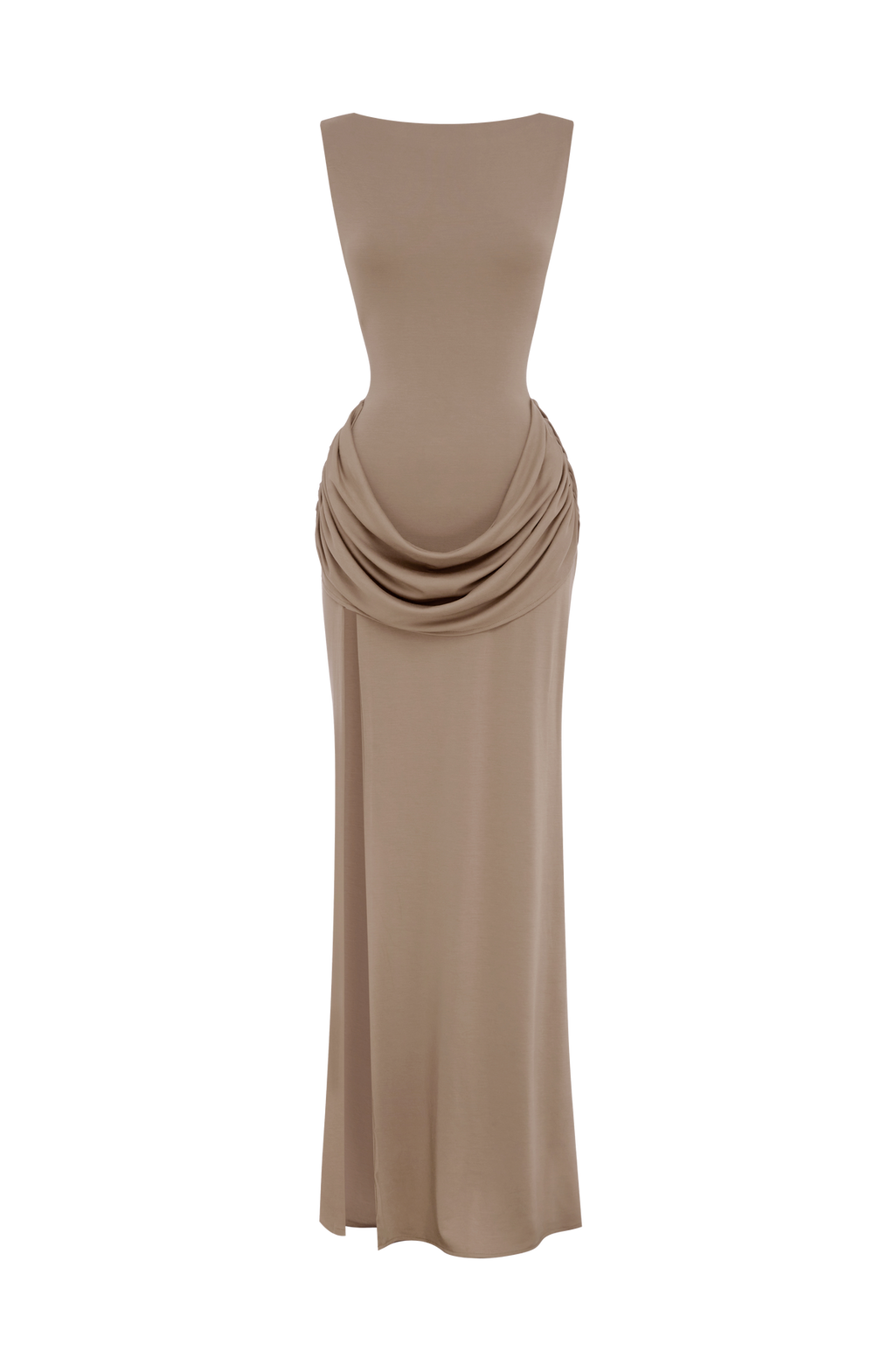 Robe longue Bruna — Stone — vue 5
